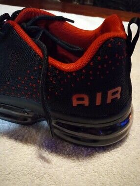 Black and Red AIR Athletic Sneaker Sz Mens 13
